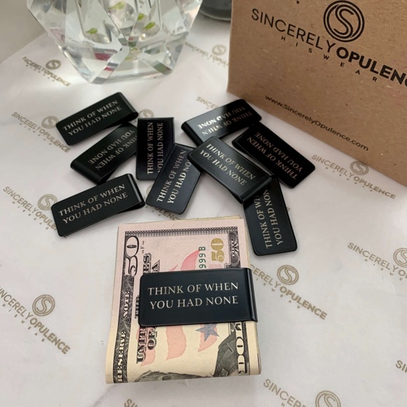 "Think Of When..." Money Clip - Picture 4 of 4